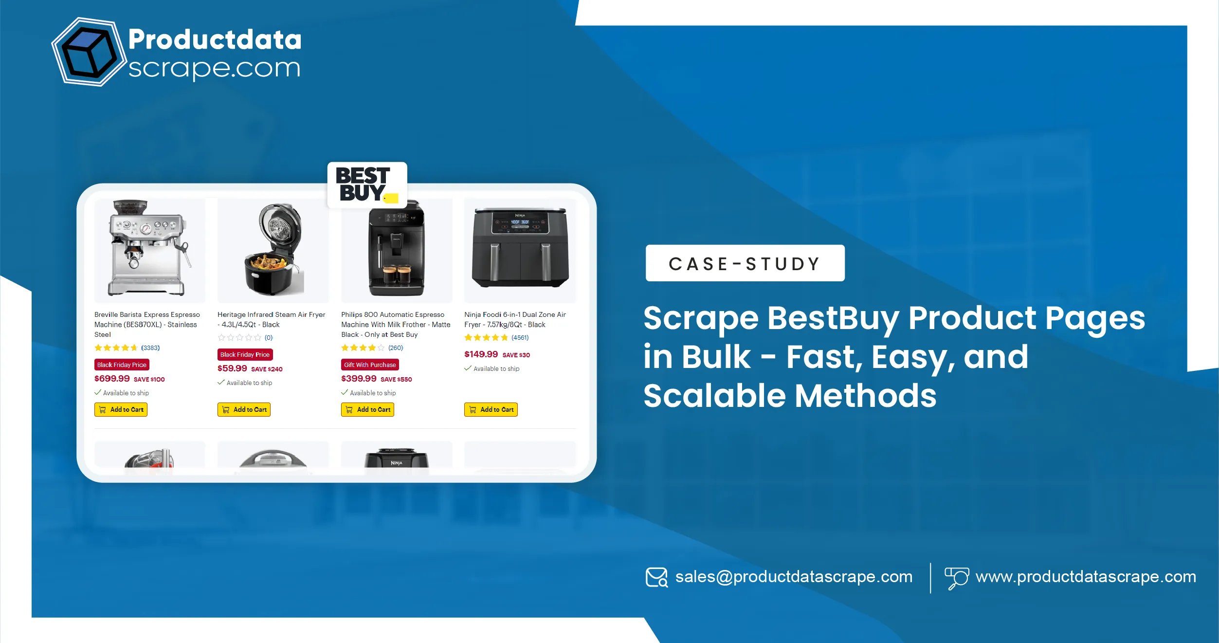 Scrape BestBuy Product Pages in Bulk - Fast, Easy, and Scalable Methods